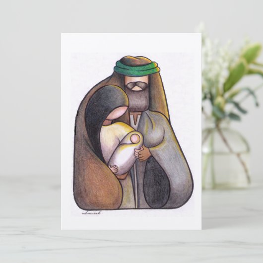 Kerstkaart (Staand voorkant)