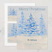 kerstkaart (Voorkant / Achterkant)