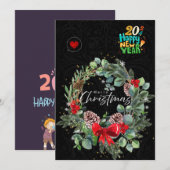 Kerstkaart (Voorkant / Achterkant)