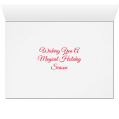 kerstkaart (Binenzijde Horizontaal (Onderkant))