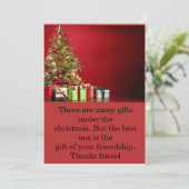 kerstkaart (Staand voorkant)