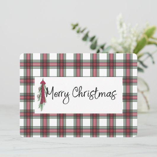 kerstkaart (Staand voorkant)