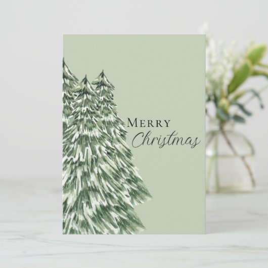 kerstkaart (Staand voorkant)