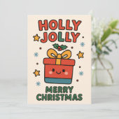 Kerstkaart (Staand voorkant)