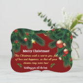 kerstkaart (Staand voorkant)