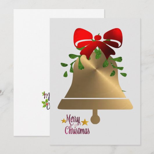 Kerstkaart (Voorkant / Achterkant)