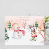 Kerstkaart (Staand voorkant)