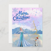 kerstkaart ❄ ❄ ❄ (Voorkant / Achterkant)