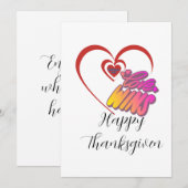 Kerstkaart (Voorkant / Achterkant)