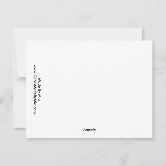 kerstkaart (Achterkant)