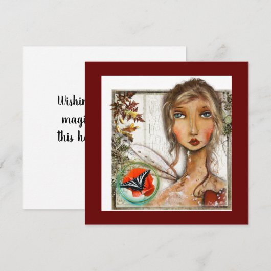 kerstkaart (Voorkant / Achterkant)