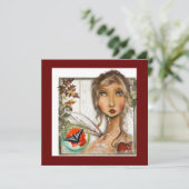 kerstkaart (Staand voorkant)