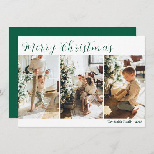 Kerstkaart (Voorkant / Achterkant)