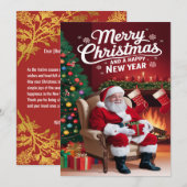 kerstkaart (Voorkant / Achterkant)