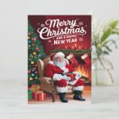 kerstkaart (Staand voorkant)