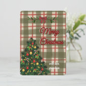 Kerstkaart (Staand voorkant)