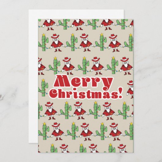 kerstkaart (Voorkant / Achterkant)