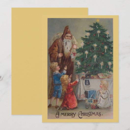  kerstkaart (Voorkant / Achterkant)