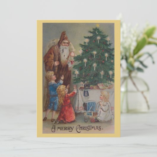 kerstkaart (Staand voorkant)