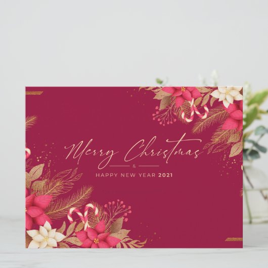 Kerstkaart (Staand voorkant)