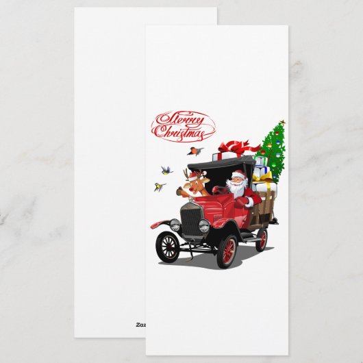 kerstkaart (Voorkant / Achterkant)