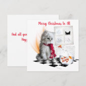 kerstkaart (Voorkant / Achterkant)