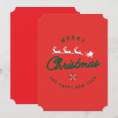Kerstkaart (Voorkant / Achterkant)