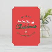 Kerstkaart (Staand voorkant)