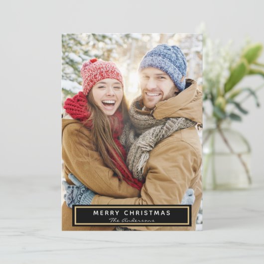 kerstkaart (Staand voorkant)