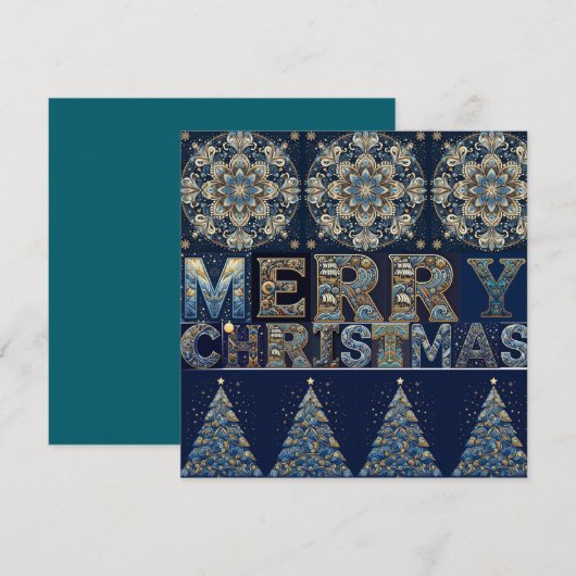 Kerstkaart (Voorkant / Achterkant)