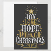 Kerstkaart (Voorkant / Achterkant)