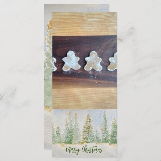 kerstkaart (Voorkant / Achterkant)