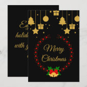 Kerstkaart (Voorkant / Achterkant)