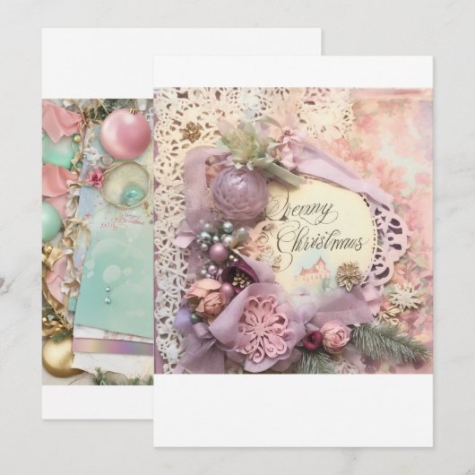 Kerstkaart (Voorkant / Achterkant)