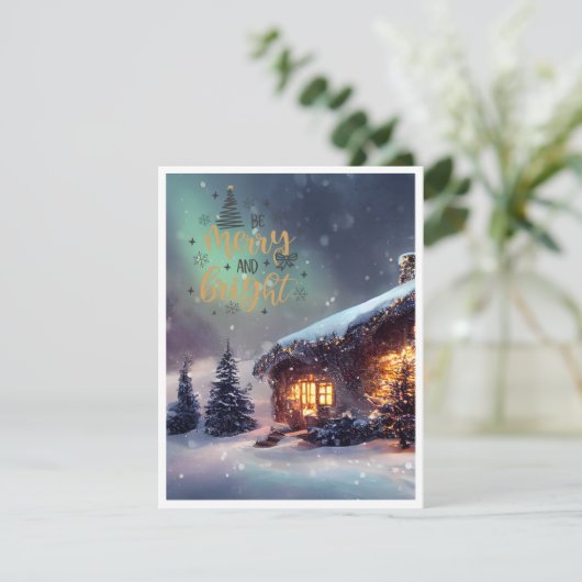 Kerstkaart (Staand voorkant)
