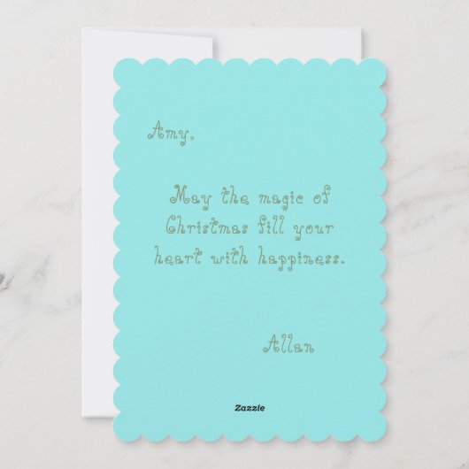 Kerstkaart (Achterkant)