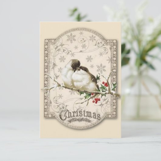 kerstkaart (Staand voorkant)