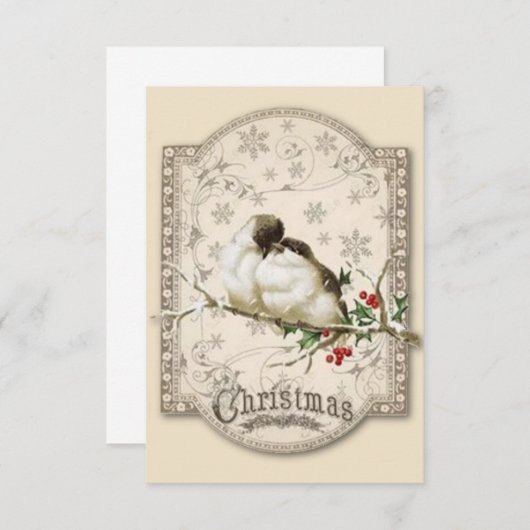 kerstkaart (Voorkant / Achterkant)