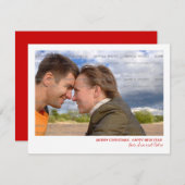 kerstkaart (Voorkant / Achterkant)