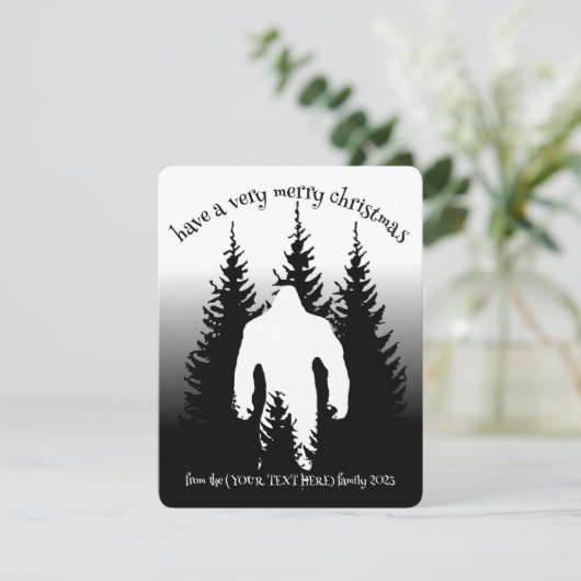 kerstkaart (Staand voorkant)