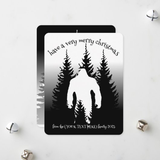 kerstkaart (Voorkant / Achterkant in situ)