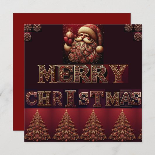 kerstkaart (Voorkant / Achterkant)