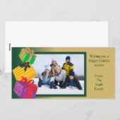 Kerstkaart (Voorkant / Achterkant)