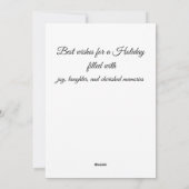 Kerstkaart (Achterkant)