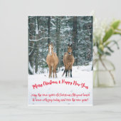 kerstkaart (Staand voorkant)