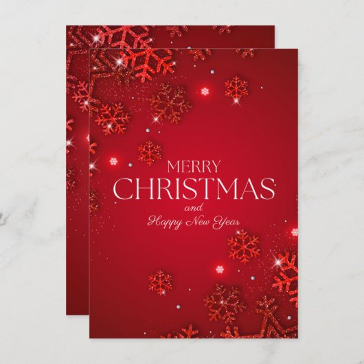 Kerstkaart (Voorkant / Achterkant)