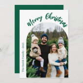 Kerstkaart (Voorkant / Achterkant)