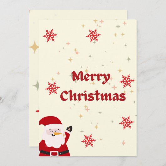 KERSTKAART (Voorkant / Achterkant)