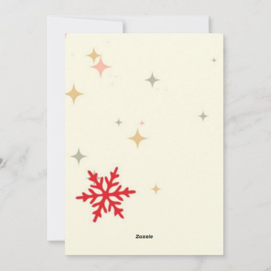 KERSTKAART (Achterkant)