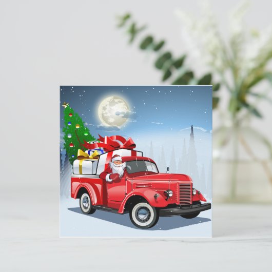 Kerstkaart (Staand voorkant)